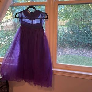 purple gorgeous dress trish scully size 7/8